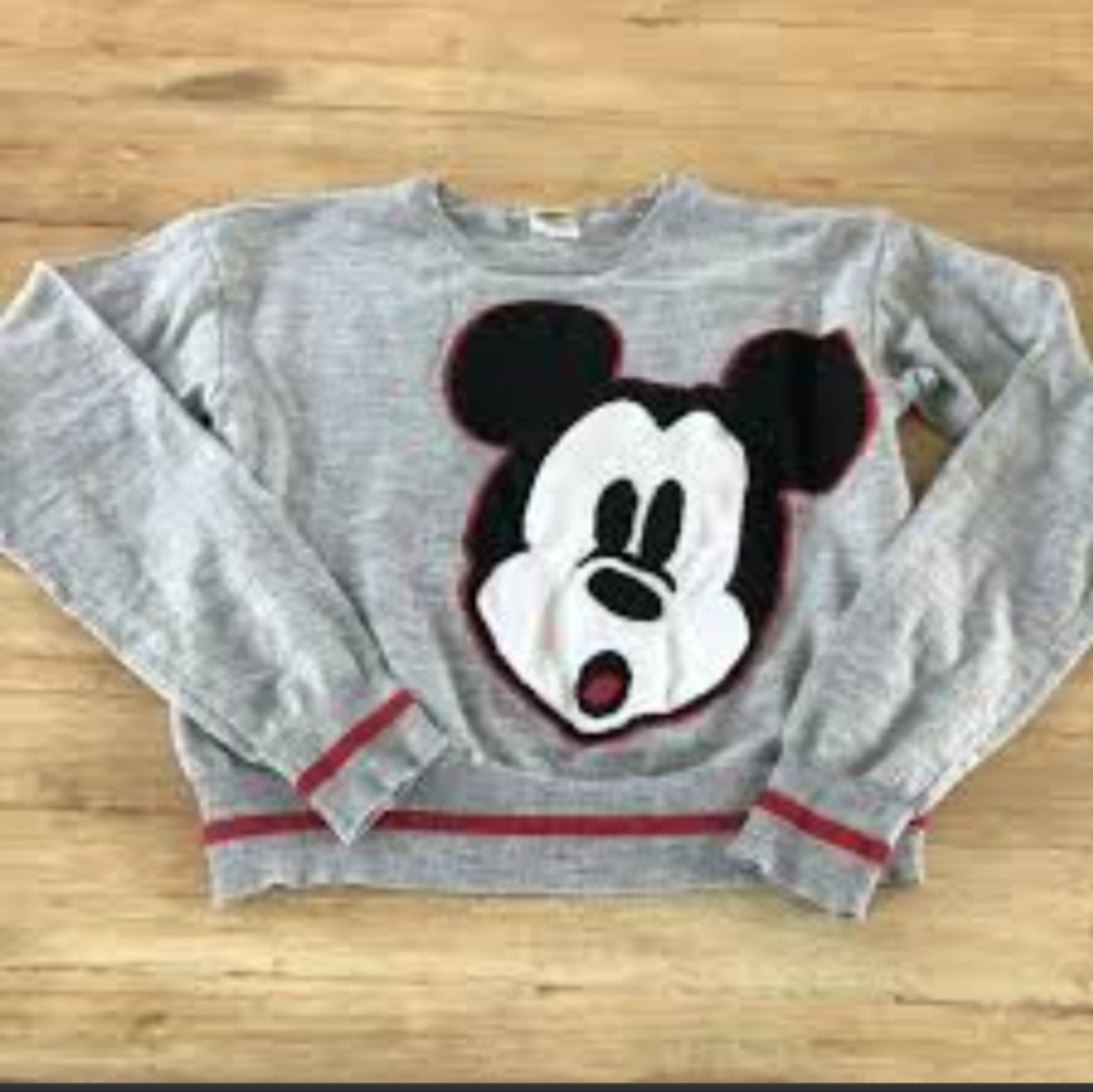 Disney Mickey Mouse 90th anniversary juniors' Intarsia sweater